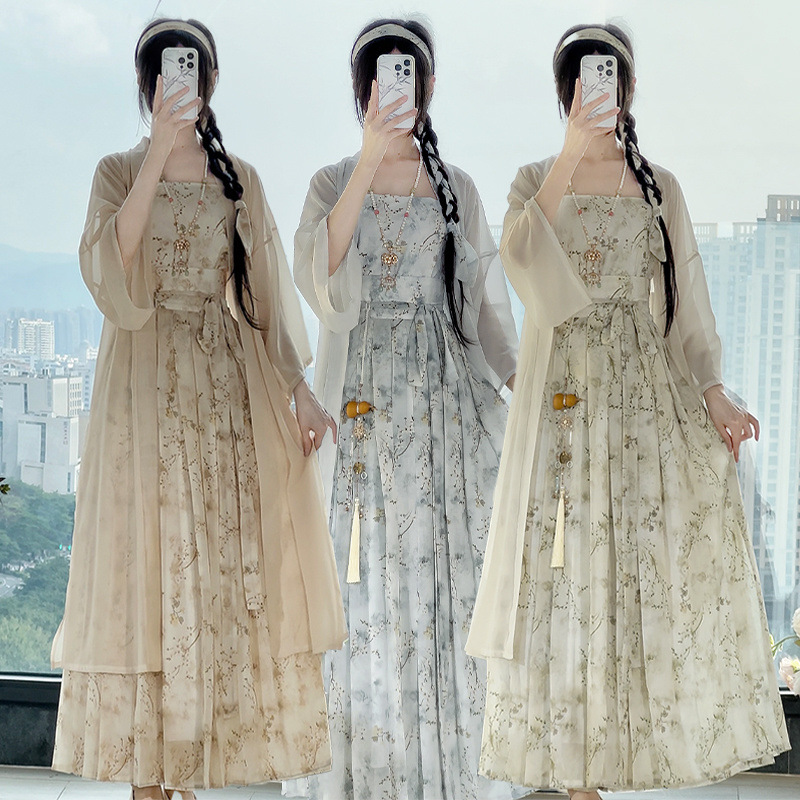 宋制汉服女长干寺新中式超仙国风日常宋裤宋裙一件起批厂家