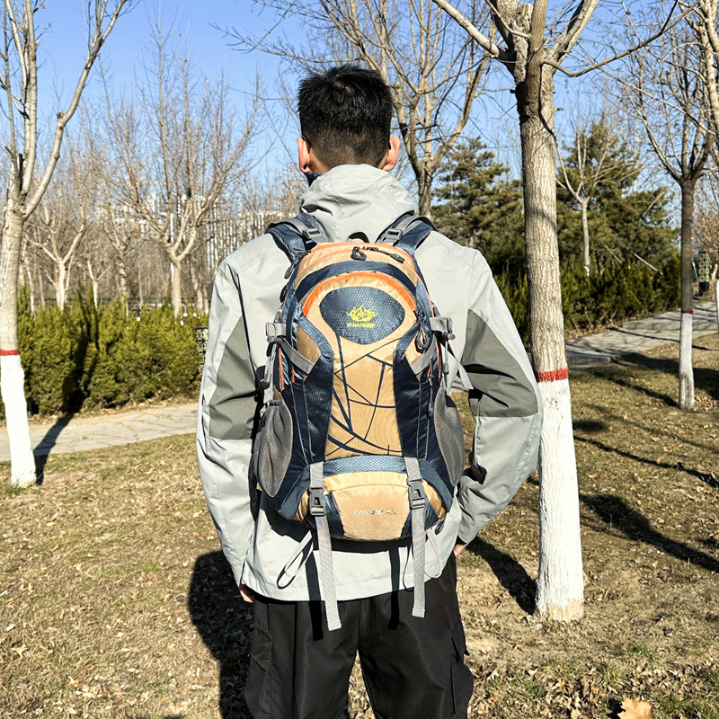 Al aire libre caminando bolsas de montaña nueva ocio ligero camping mochila de bicicleta mochila a prueba de rociadores fábrica al por mayor