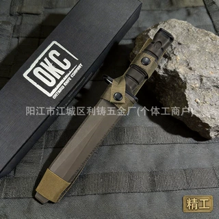 高品质M10户外直刀套K鞘高硬度便携式战术刀鞘多功能野外垂钓随身