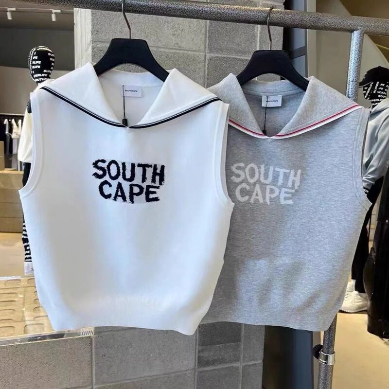 Golf Wear 2025 Early Spring New Large Lapel Sports Knitwear Women's Quick-Drying Breathable Vest