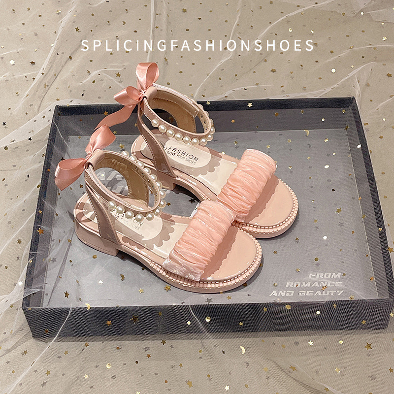 Zapatos de playa para niños de verano 2026 zapatos de princesa de moda para niños zapatos de playa para niños zapatos romanos para niños