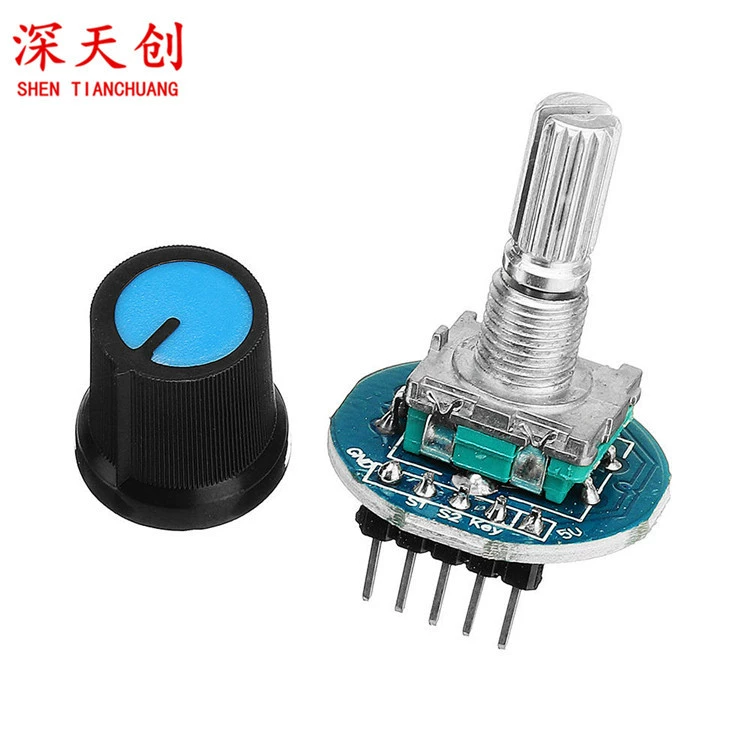 Цифровой поворотный энкодер модуль поворотный потенциометр поворотный потенциометр с поворотной крышкой