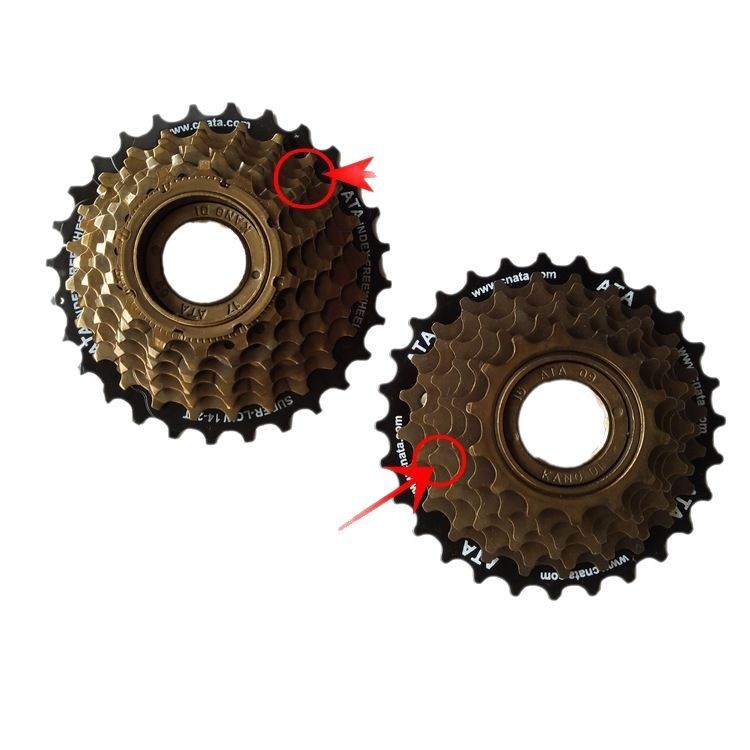 Volante/Blanco accesorios de conducción 6 piezas de Rotary Flying mountain bike accesorios 6 piezas de la rueda de la Torre volante de posicionamiento volante Yanjun