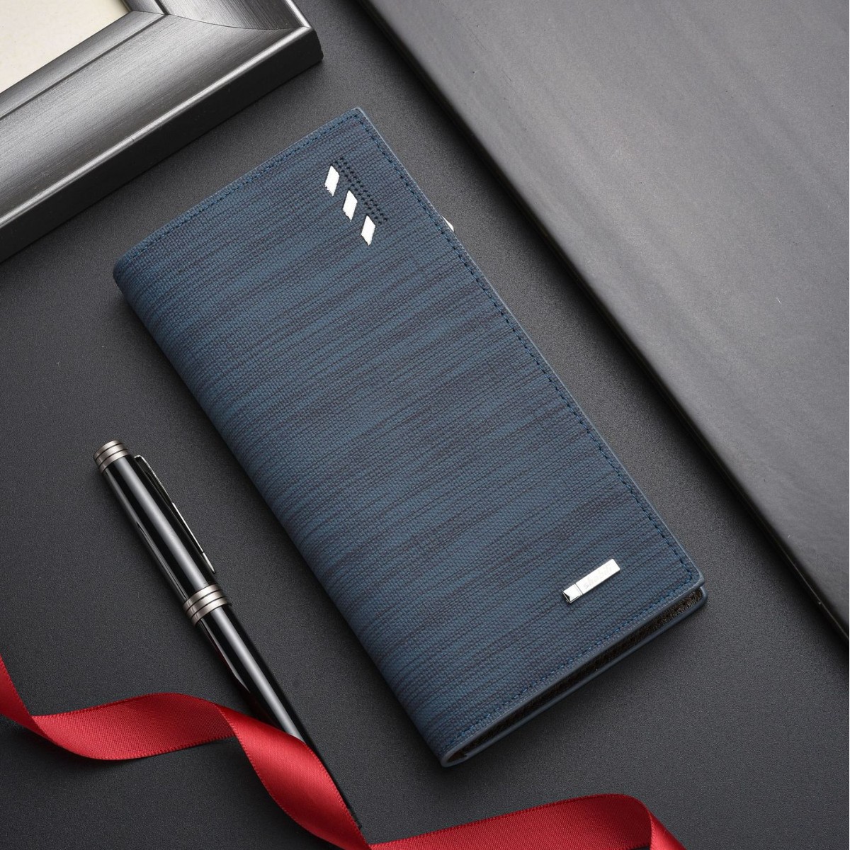 New Men's Ultra-Thin Wallet, Business Casual Long Clutch Bag, Multi-Card Slots, Large Capacity Coin Purse, Tiktok Dropshipping