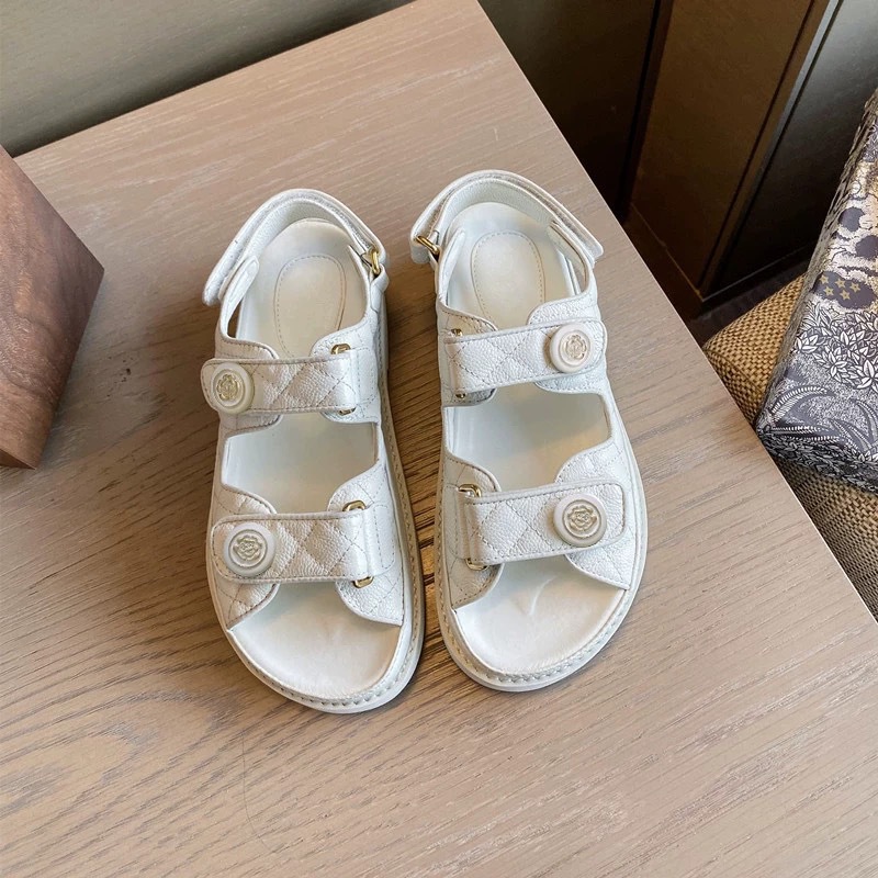 화이트 (동백 버클)