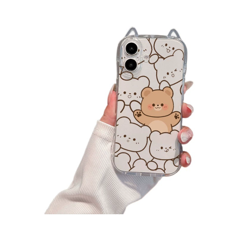 Apple, iPhone15, совместимый чехол, с маленькими медведями, 15promax