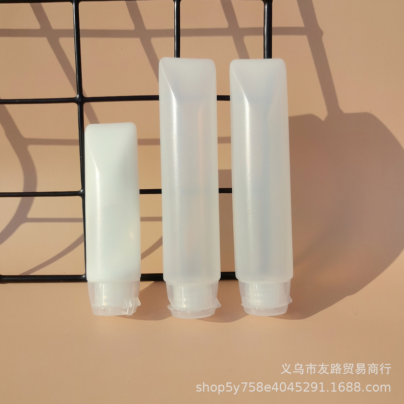 30 50ml Flip Hose Lotion Squeeze Bottle Toothpaste Hand Cream Facial Cleanser Shampoo Shower Gel Bottled