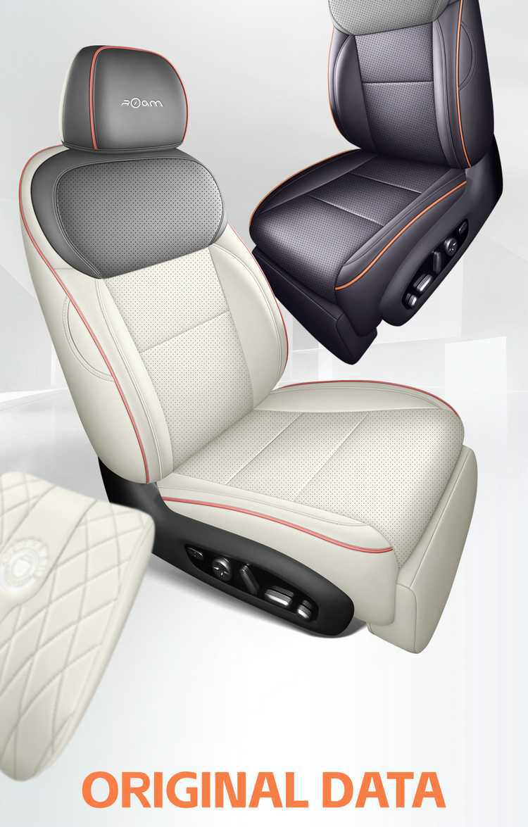Suitable for the 2026 Xpeng Monal03 model, these are full-coverage car seat covers with perforated, breathable fabric