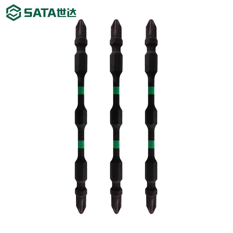 SDA SATA 59812 10pcs Set 6.3MM Serie 110MM Long Anti-impacto Doble cabeza de tornillo #2 / #2