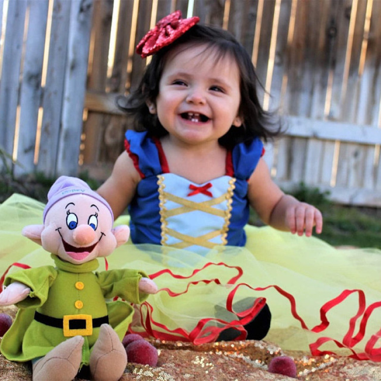 Vestido de Blancanieves Europeo y Americano, Vestido de Manga Corta para Niñas, Vestido para Actuaciones, Dropshipping para Niños Pequeños