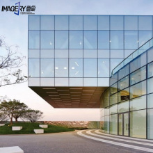 厂家供应承接工程可定制明框隐框双层多层玻璃隔音铝合金幕墙系统