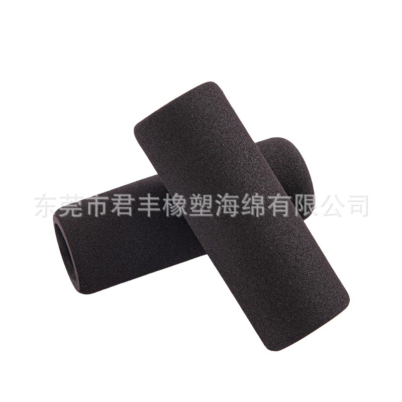 磨面NBR发泡橡塑海绵手把套 EVA软管海棉手柄 纯色橡胶泡棉管