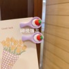 Cute spoon, hairgrip, brand realistic strawberry for elementary school students