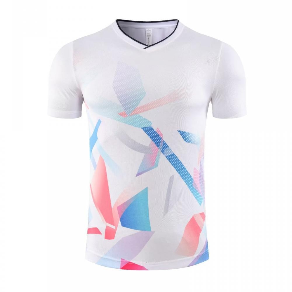2023 nueva camisa de bádminton deportiva de tenis de mesa de manga corta camisa de entrenamiento puede imprimir bordado 2014