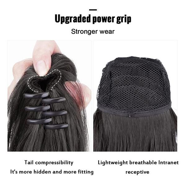 Grab the wig ponytail pear rolled braid children high ponytail…