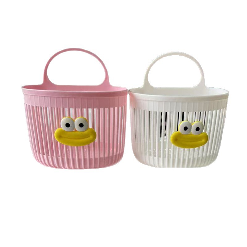 Cesta colgante pequeña multifuncional, baño, baño, toalla de lavado de cara desechada, canasta de almacenamiento, dormitorio de cocina, canasta colgante de pared junto a la cama