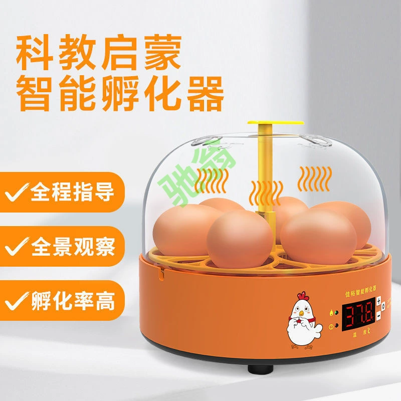 Yut Полностью автоматический детский инкубатор для домашнего использования небольшой инкубатор для умных цыплят инкубатор для перепелов Экспериментальная инкубация