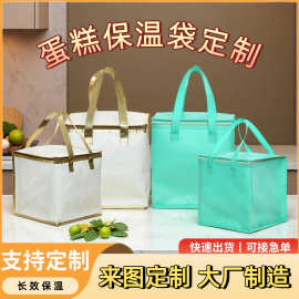 蛋糕保温袋定制跨境外卖火锅海鲜保冷袋保鲜手提冰包铝箔打包袋
