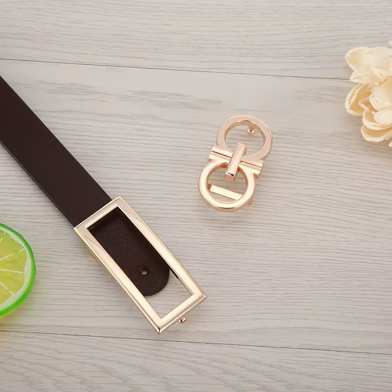 2.8皮带扣头平滑扣男女通用腰带配件高档2.5裤带卡扣板扣