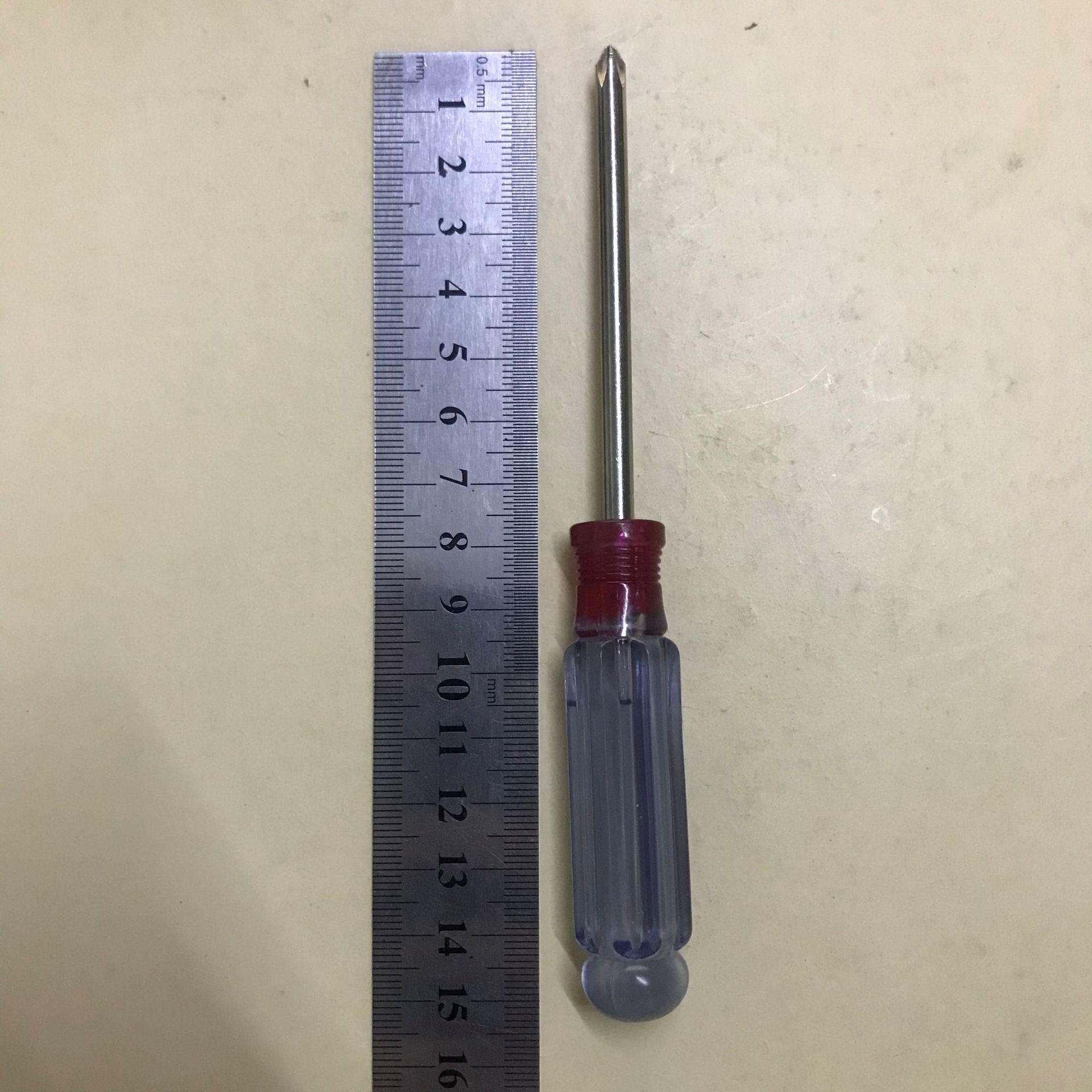 Fabricante de cristal lote destornillador transparente destornillador azul destornillador barato destornillador Cruz