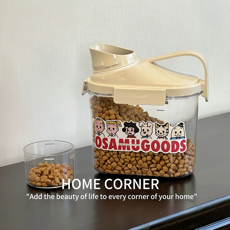 Пищевое ведро для хранения кошачьего зерна