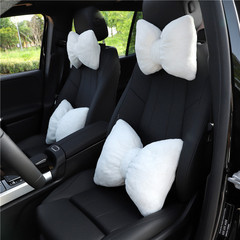 Plush Car Headrest Winter Warm Car Neck Pillow Cover Car Interior Supplies Wholesale