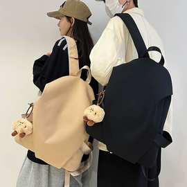 高颜值书包男生日系ins初高中生大容量双肩包原宿风软妹出游背包