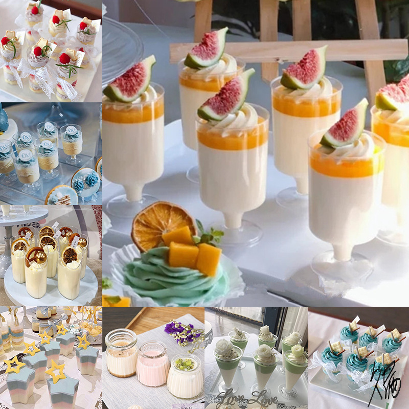 Small dessert model simulation pudding cup wood bran yogurt yogurt…