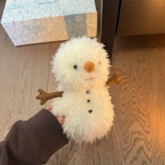元英Jellycat人形雪だるまかわいい巻き毛小さな雪だるまぬいぐるみプレゼント超萌えプレゼント