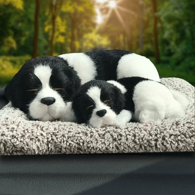 Deodorizing Formaldehyde Car Ornaments Creative — Aktiv kömürlü qoxu uducular - mother-and-child-lying-border-collie
