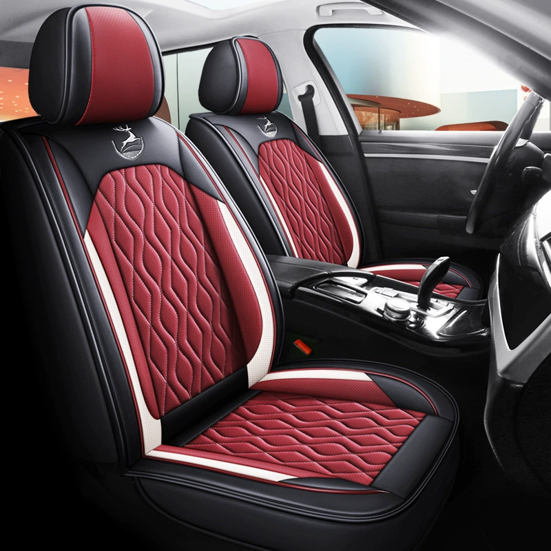 2025 высококачественная подушка для автомобильного сиденья из кожи наппа, дышащая легкая роскошная кожа наппа, четырехсезонная универсальная подушка для сиденья, чехол для сиденья, партия производителя