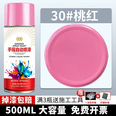 Avtomobil boyası | paint can - 30-pink-500ml1-bottle