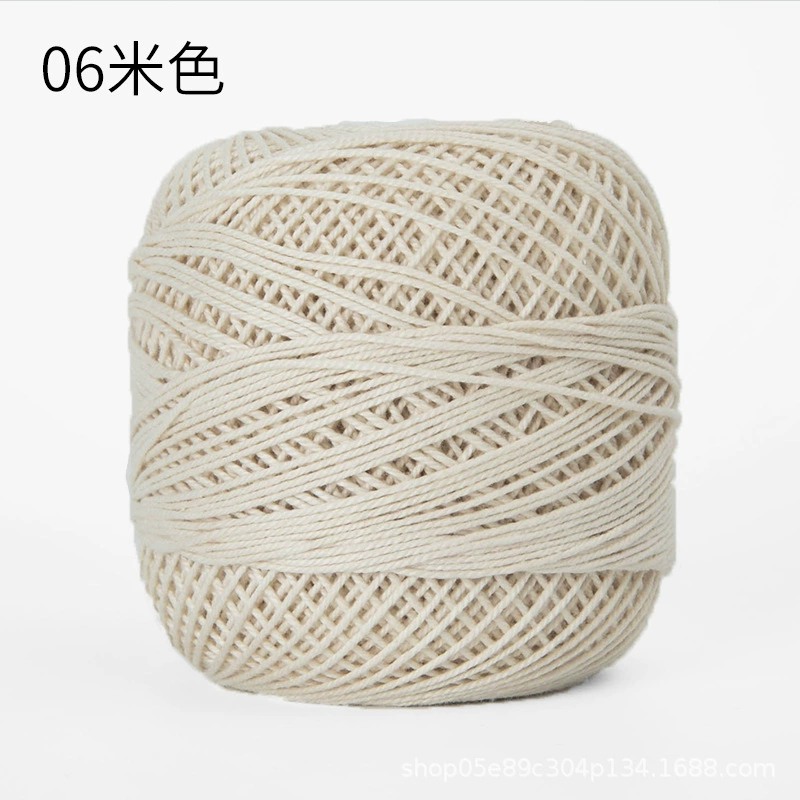 Шёлковая crochet нить шарики, 3 размера, разноцветная пряжа для вязания сумок и крючком