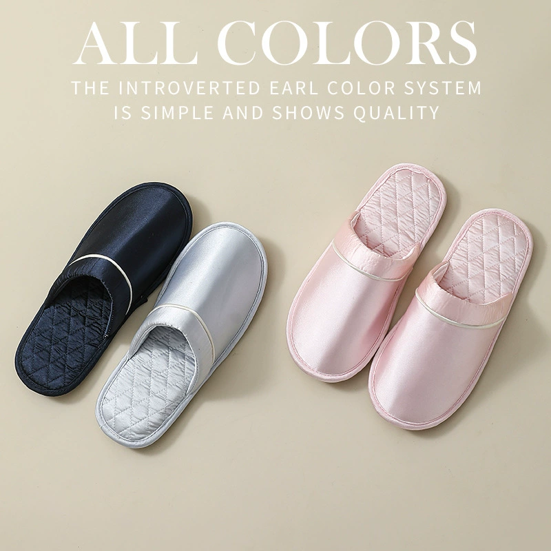 Продвинутое чувство четыре сезона пара тапочки женские нескользящие весной и осенью летом в помещении противоскользящие и бесшумные тапочки