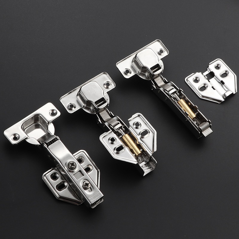 304 ステンレス鋼ダンピングヒンジ家具ワードローブキャビネット肥厚取り外し可能なヒンジ緩衝固定油圧サイレントヒンジ|undefined