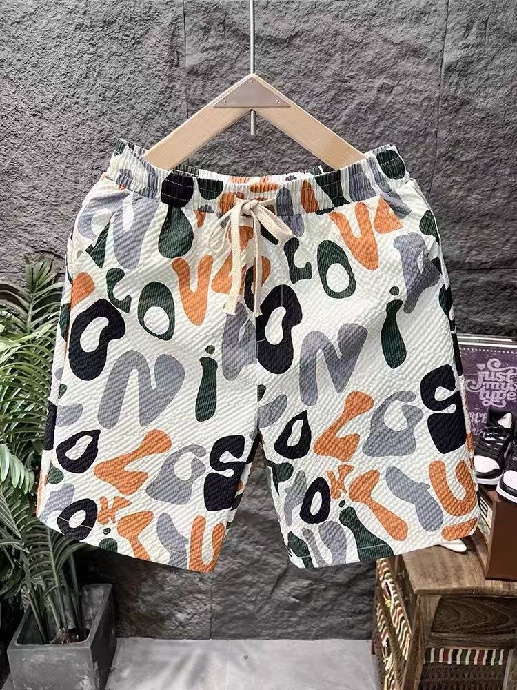 Men's Casual Loose Straight Leg Shorts Summer Style Thin Beach Trendy Brand New_viptrois.com