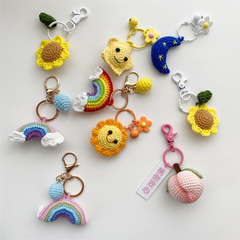 11088 Cute Creative Bag Accessories USB Flash Drive Hanger for Japanese and Korean Style Ins Hand Knitting Keychain 