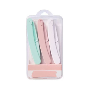Manufacturer's Eyebrow Razor, Eyebrow Scissors with Comb, Beginner's Eyebrow Razor Trimmer, Women's Eyebrow Grooming Tool Set