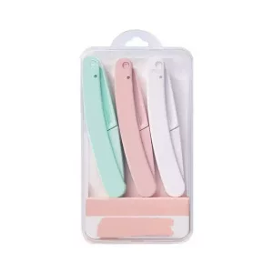 Manufacturer's Eyebrow Razor, Eyebrow Scissors with Comb, Beginner's Eyebrow Razor Trimmer, Women's Eyebrow Grooming Tool Set