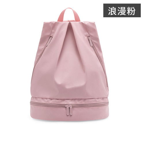 Outdoor Portable Dry Wet Separation Swim Bag Waterproof Beach Storage Fitness Backpack Swim Bag Unisex Training Bag