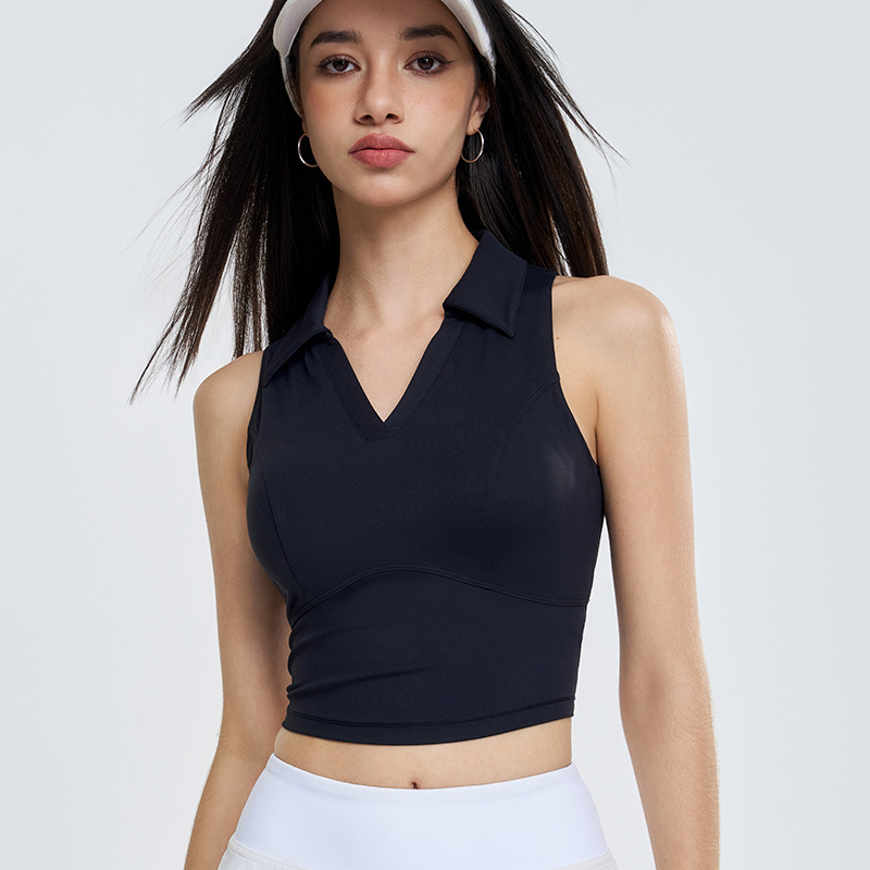 Taza fija cojín de pecho deportivo ropa interior entrenamiento femenino acondicionamiento físico ropa exterior correr ejercicio de salto antichoque chaleco de yoga elástico