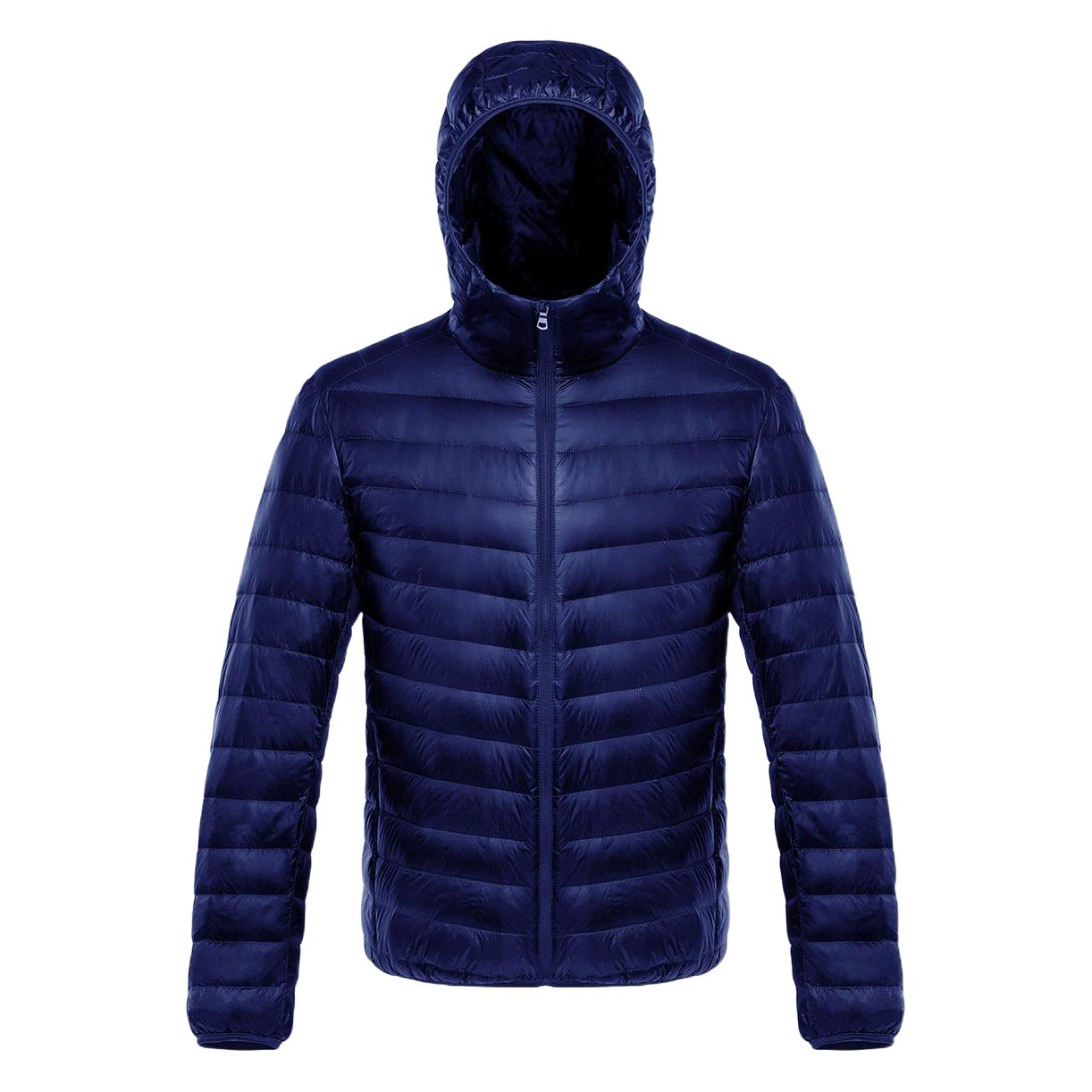 Мужская ультралегкая короткая пуховая куртка с капюшоном из белого утиного пуха, зимняя, 2025 год