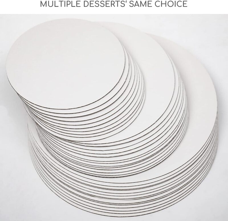 厚さ2mmのケーキベース、段ボールケーキベース、ラウンドケーキ、8inch誕生日ケーキベース、空箱|undefined
