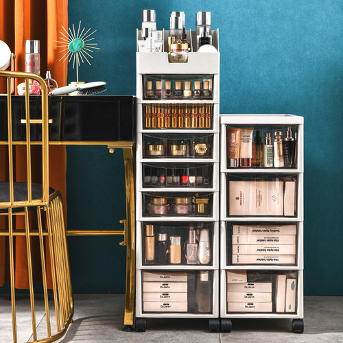 Wholesale Japanese drawer storage cabinets children's wardrobe storage cabinets snack cabinets bathroom sandwich organizer cabinets plastic