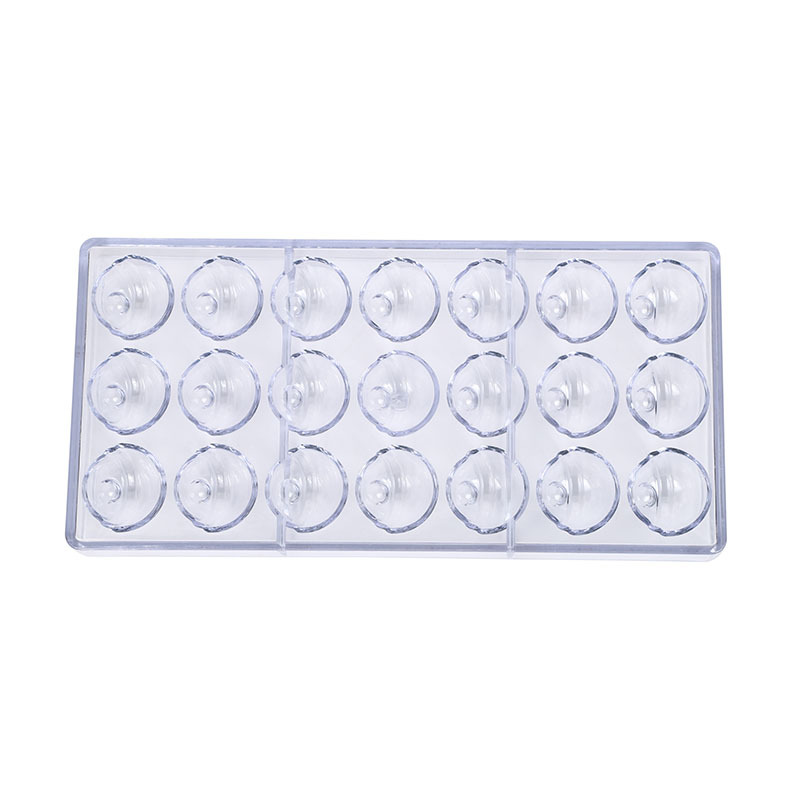 Suministro directo de fábrica molde de chocolate DIY herramientas para hornear molde de caramelo de chocolate de plástico duro molde para hornear