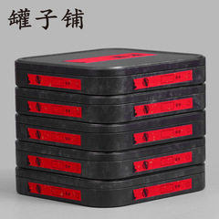 357g tea cake box, ancient tree Pu'er tea cake tin box, frosted iron metal storage tin box, cake box wholesale