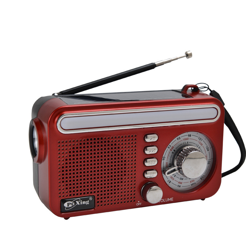 Transfronteriza mano de emergencia solar multibanda radio FM AMSW inalámbrica tarjeta Bluetooth MP3 reproductor