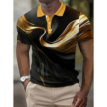 V 45727 Print Zip Polo Shirt ӡ������ POLO�羳����ͨ����