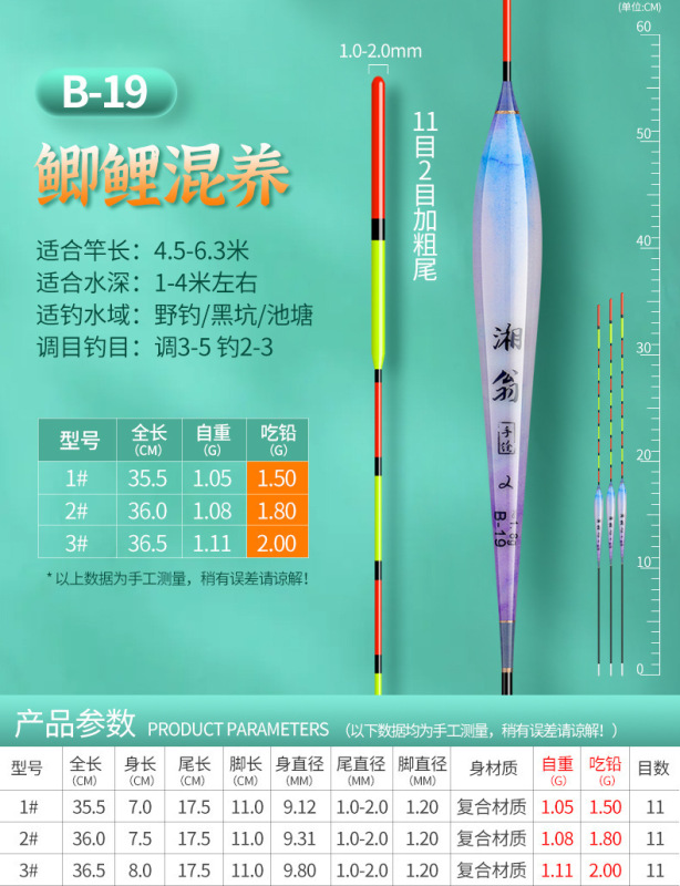 超醒目纳米浅水远投加粗深水浮标灵敏鲫鱼鲤鱼库钓渔具鱼漂浮漂|undefined