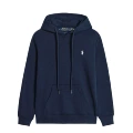 Navy blue-white label